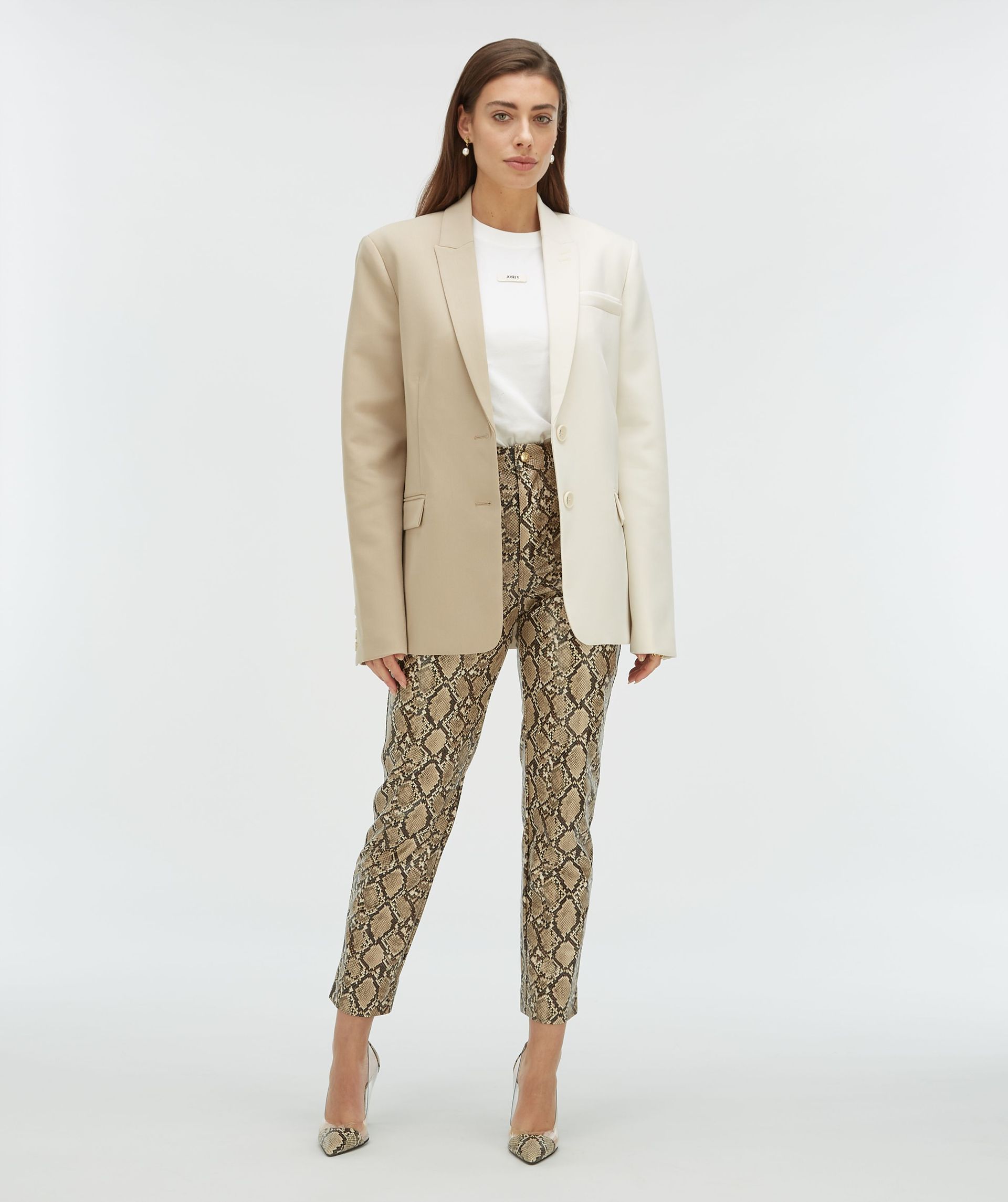 SUUS oversized zweifarbiger Herrenblazer