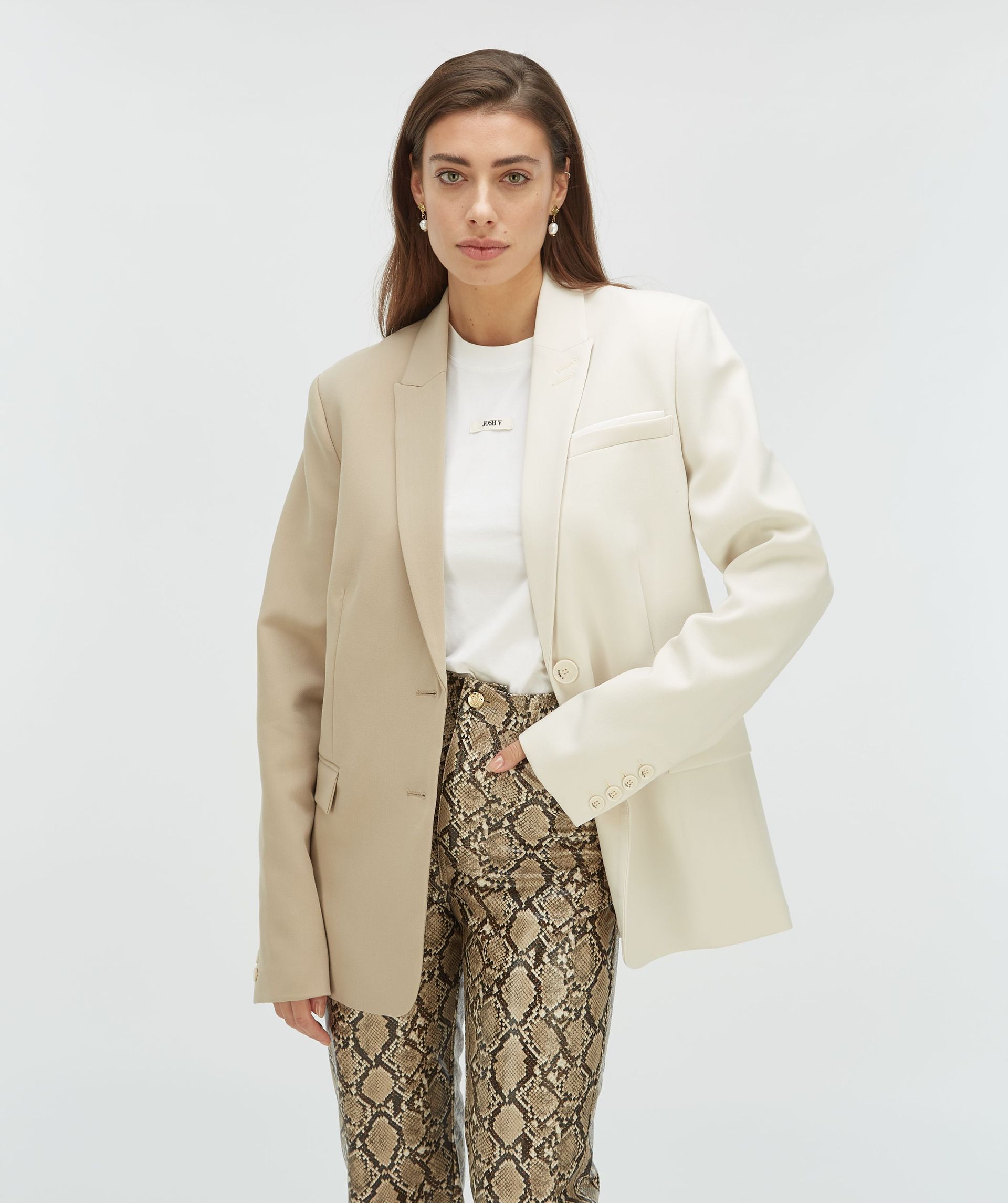SUUS oversized zweifarbiger Herrenblazer