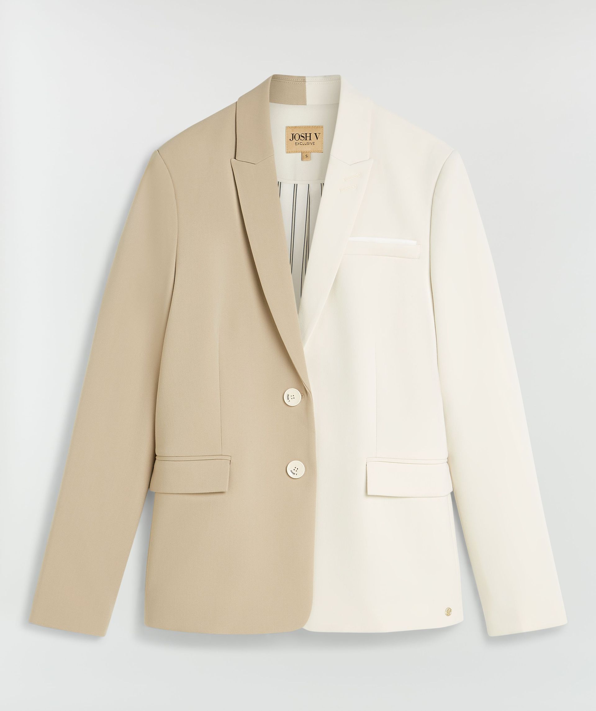SUUS oversized zweifarbiger Herrenblazer