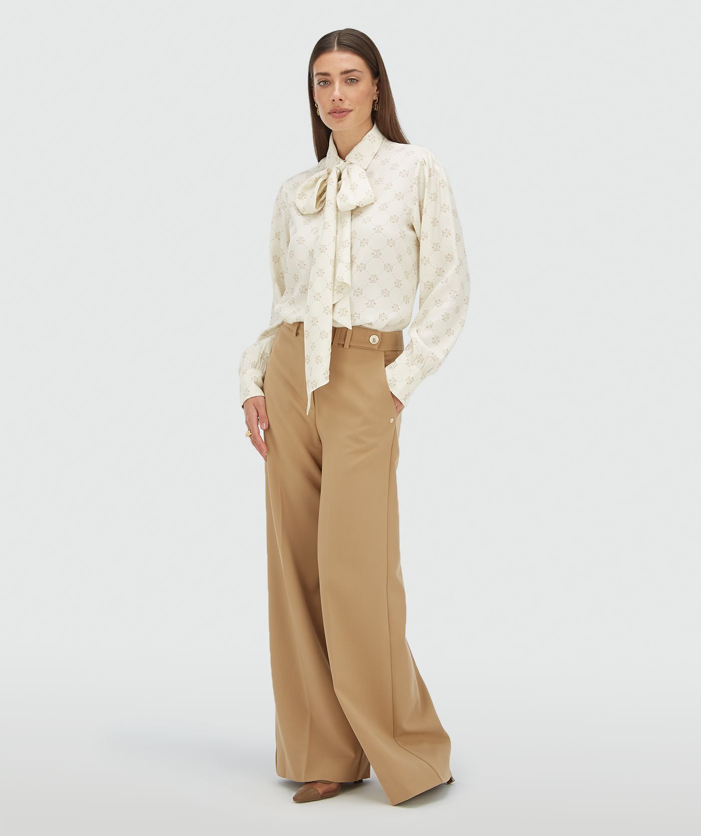 SYDNEY regular fit blouse met logoprint