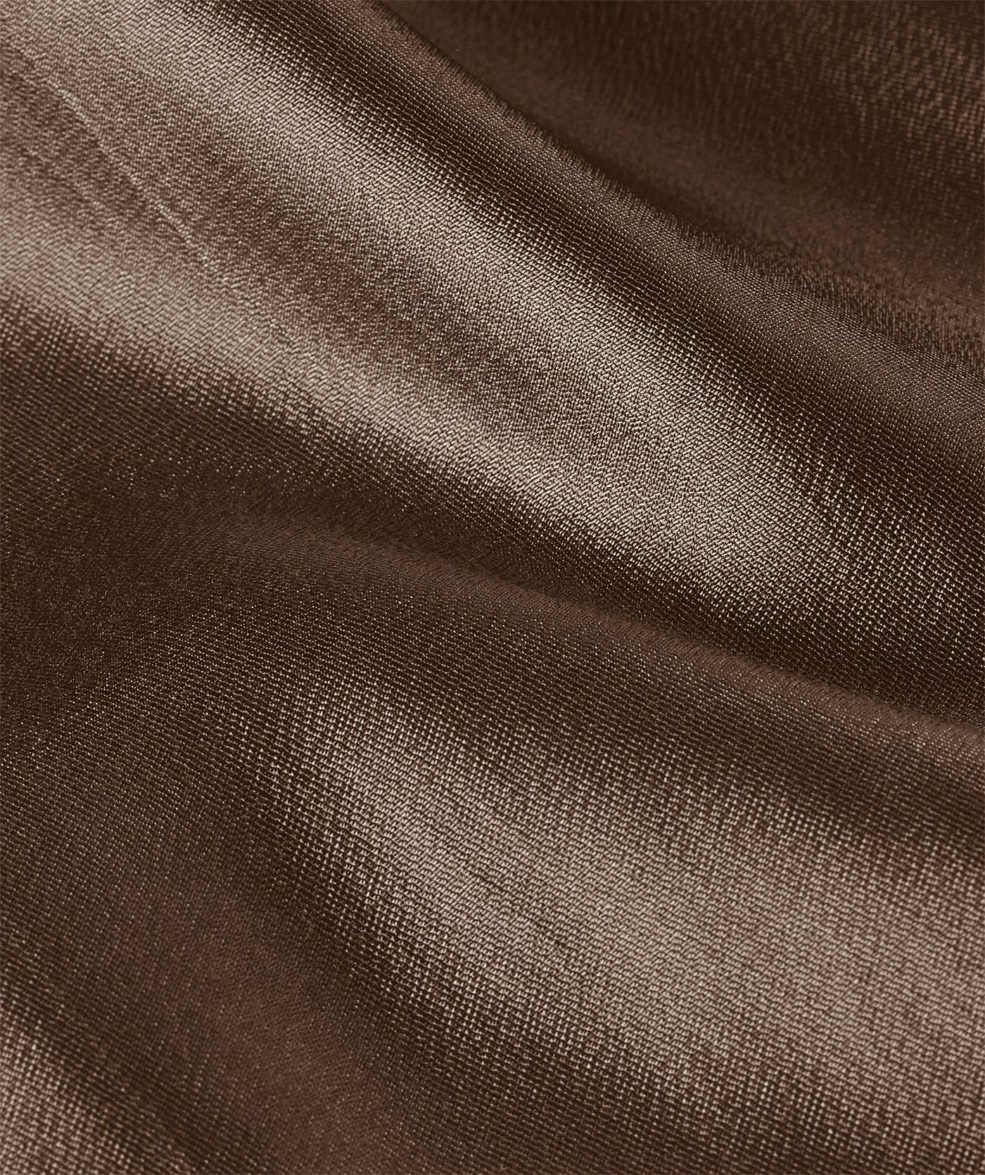 Close-up van een glanzende bruine stof