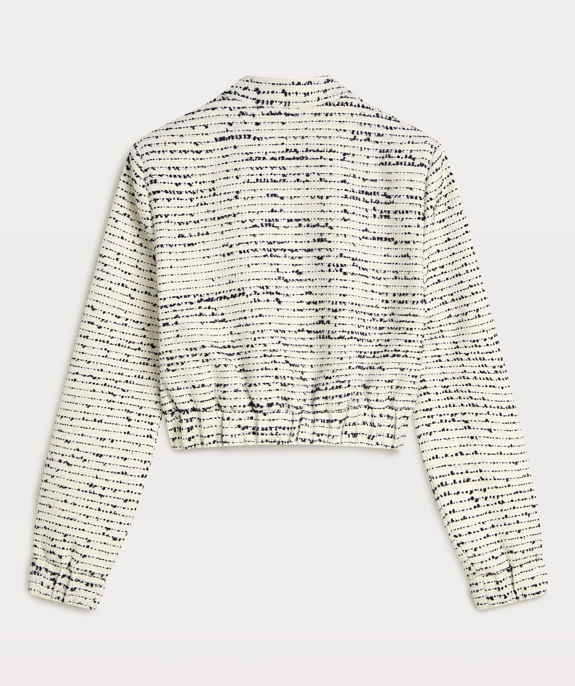 TALULA cropped bomber jacket in bouclé