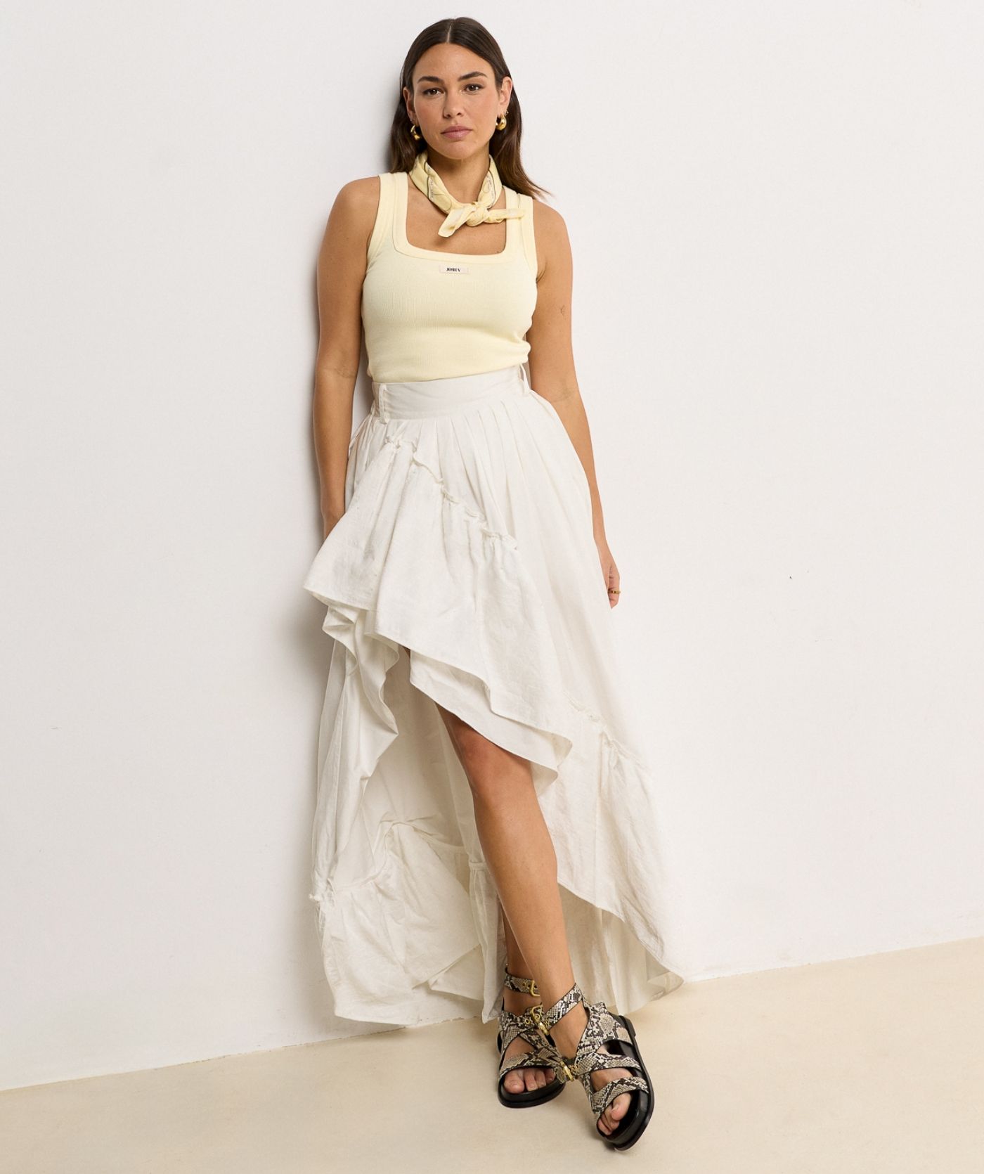 ◆riseko◆ TARRANT high waisted maxi rok Off White , JOSH V | Official online