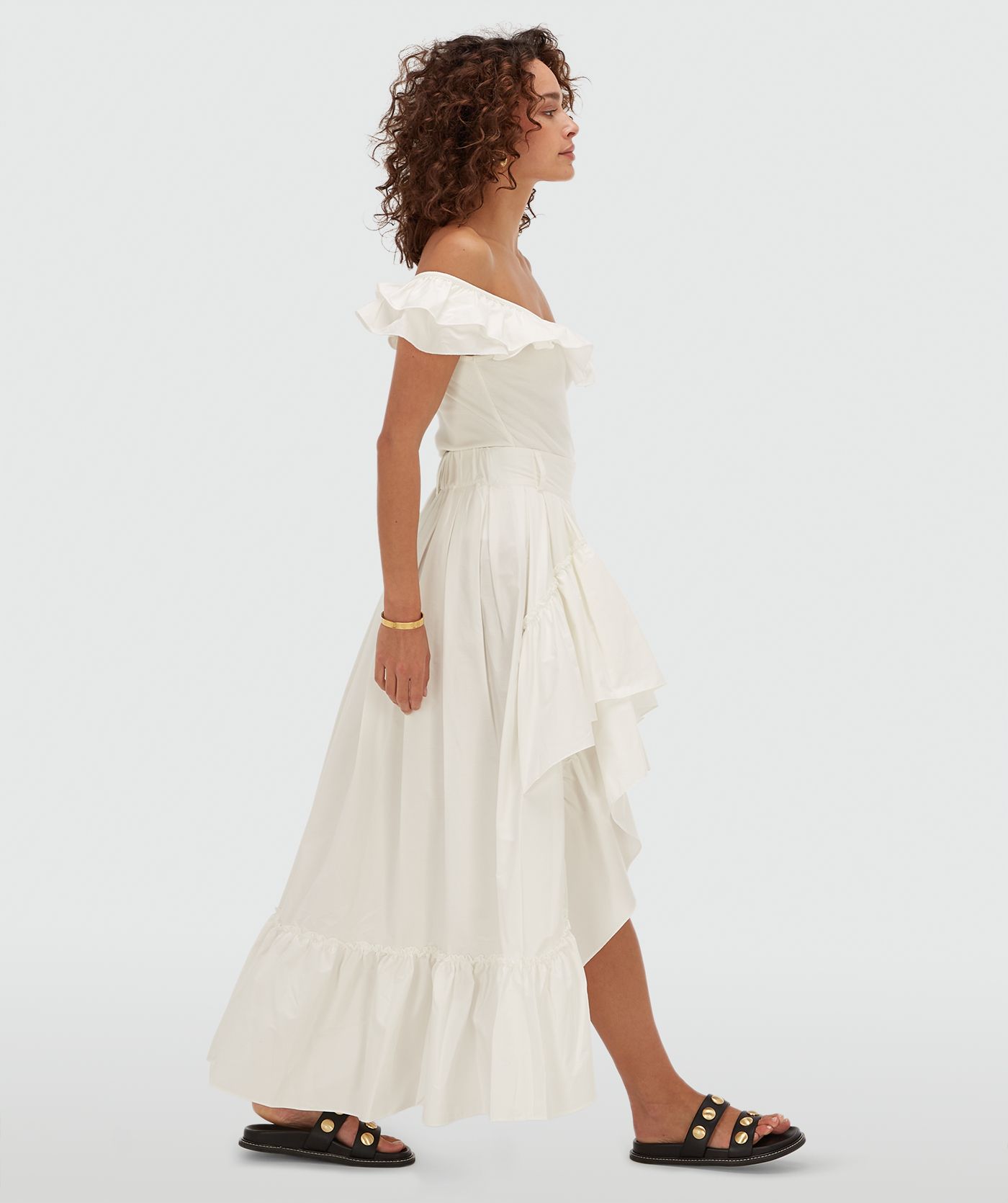TARRANT high waisted maxi rok Off White , JOSH V | Official online
