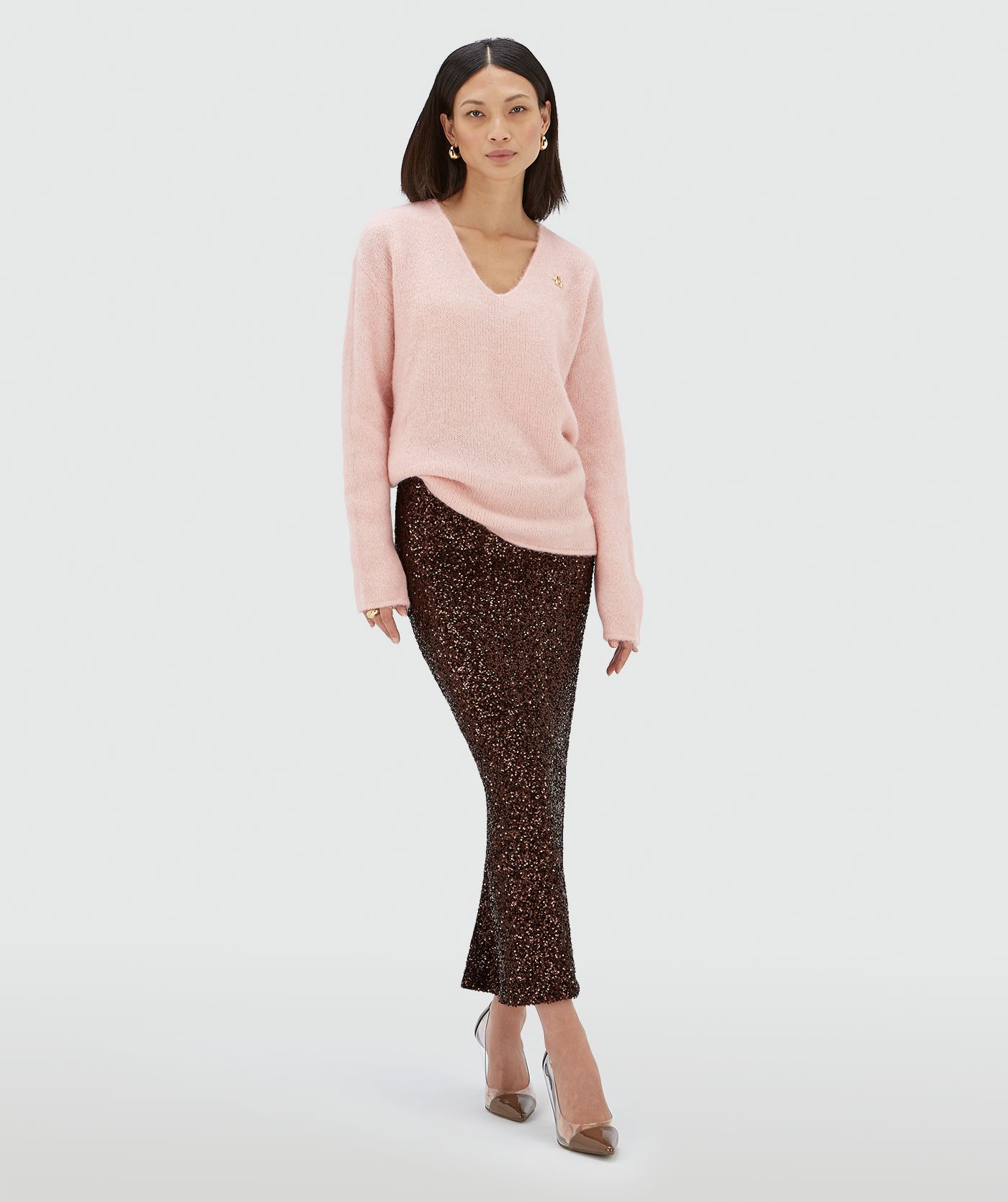 TIMBER oversized trui met merinowol
