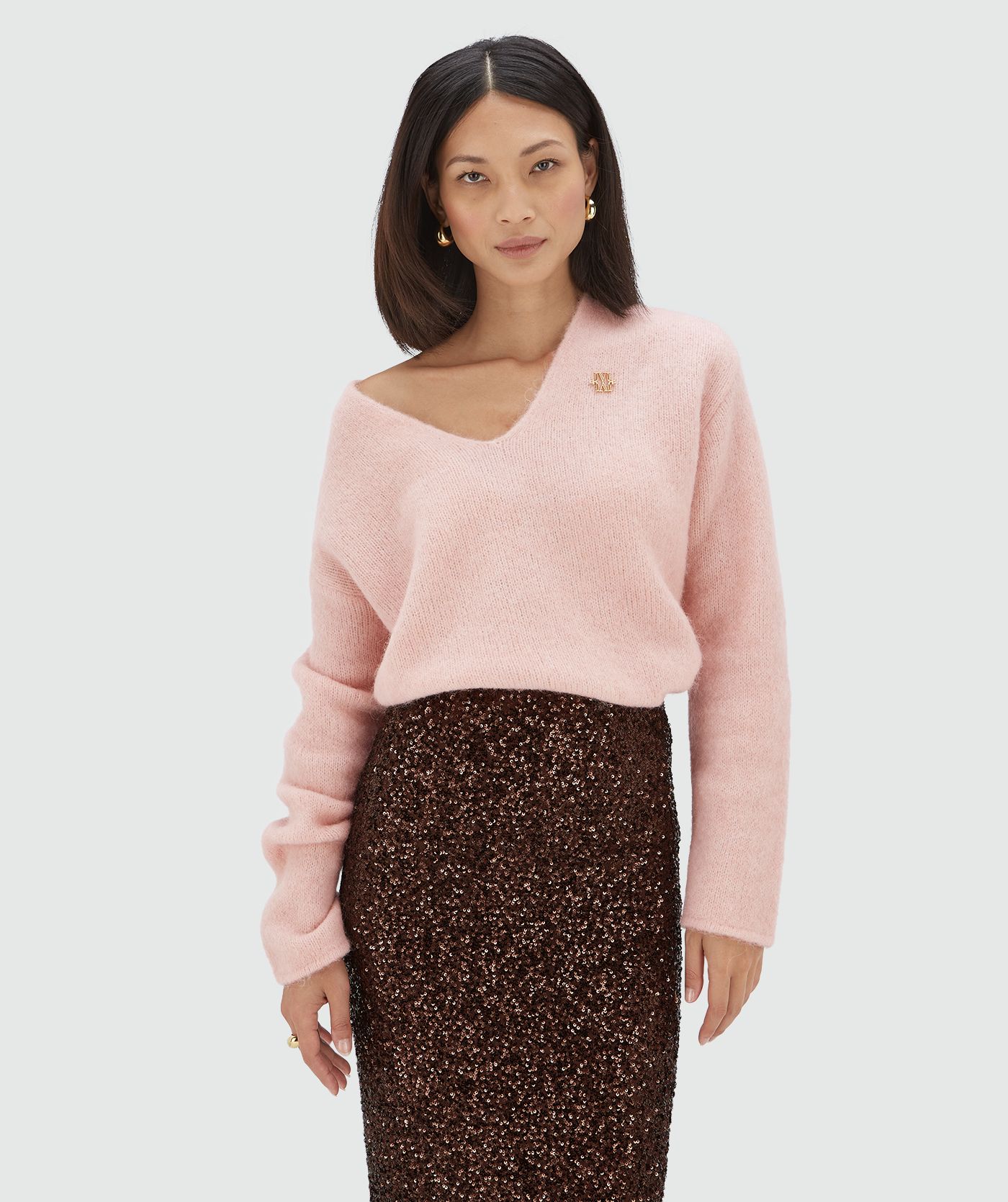 TIMBER oversized trui met merinowol