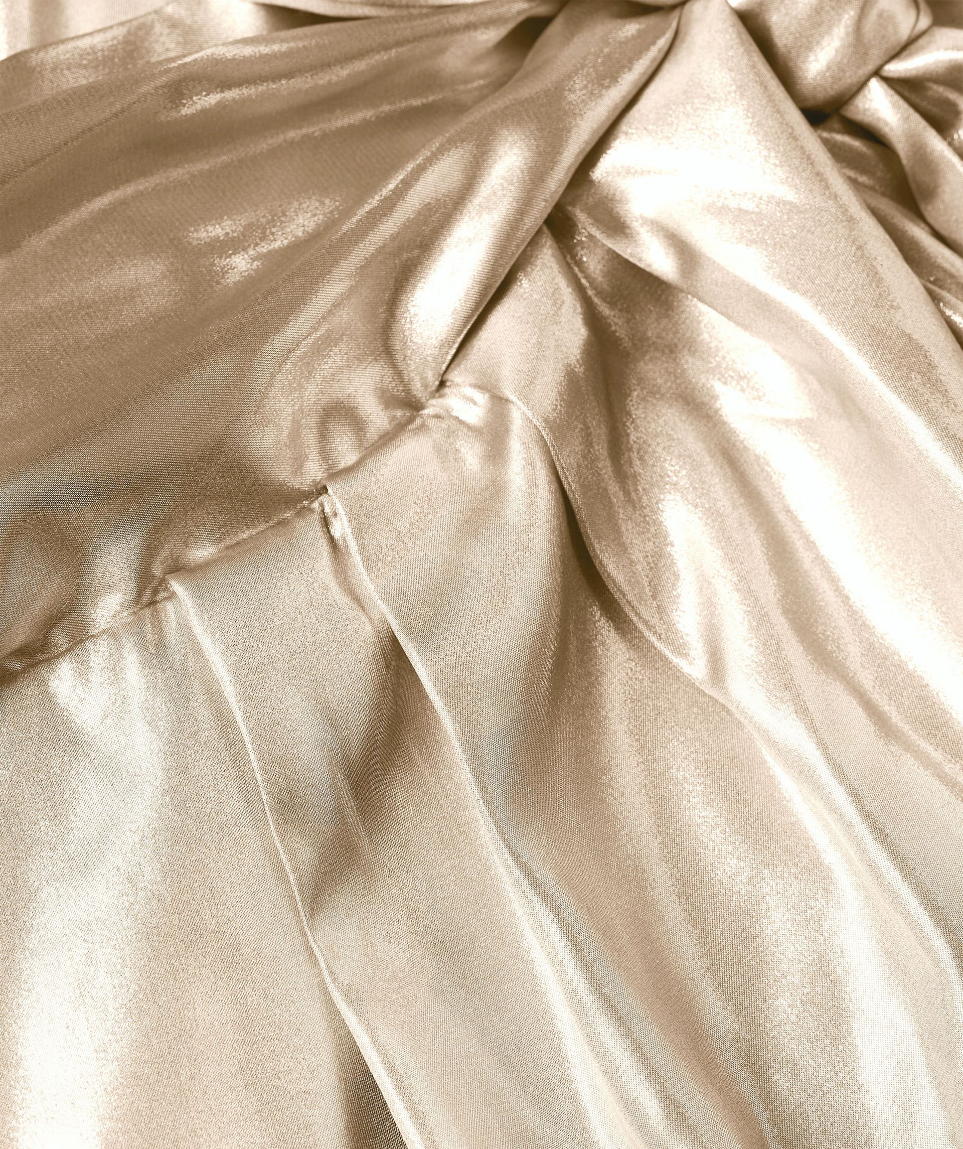 TRINA regular fit overslagjurk met glitter