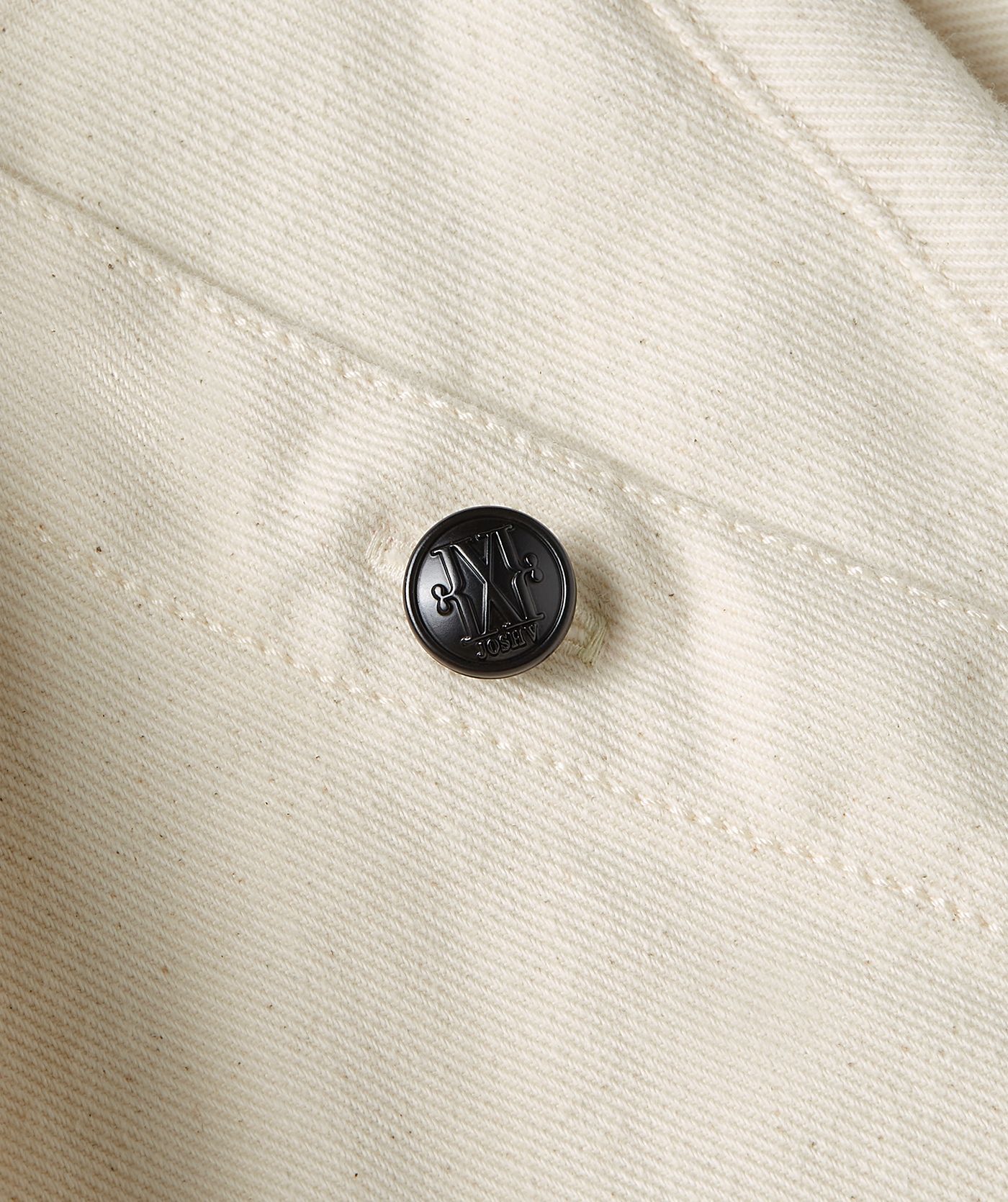 Close-up van een regular fit skort in de kleur Ecru