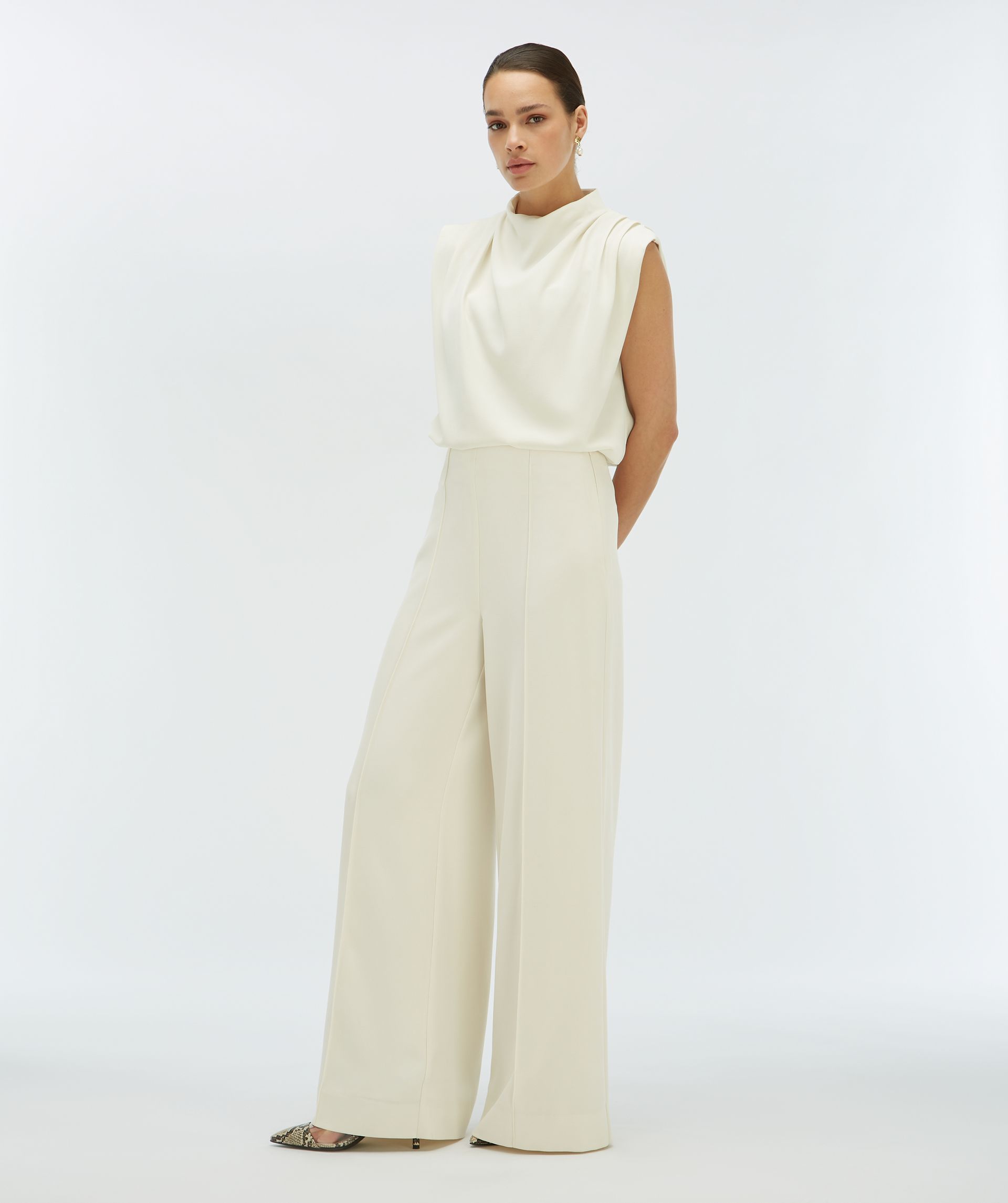 VIVA high waisted wide leg pantalon - Josh V