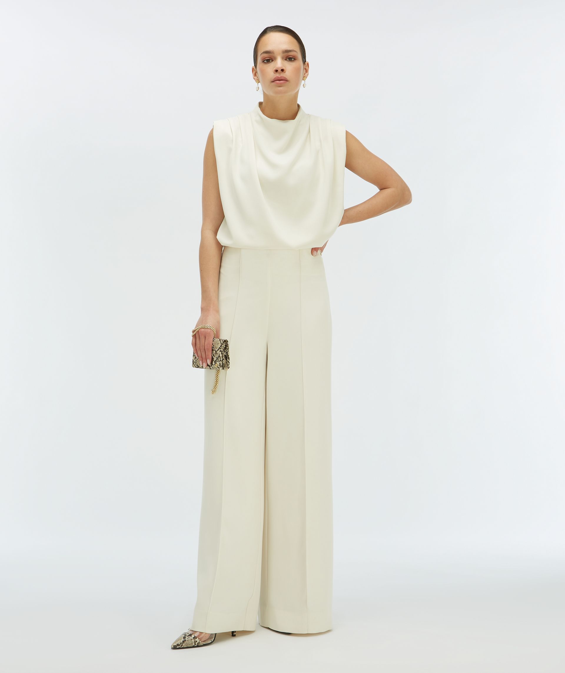 VIVA high waisted wide leg pantalon - Josh V