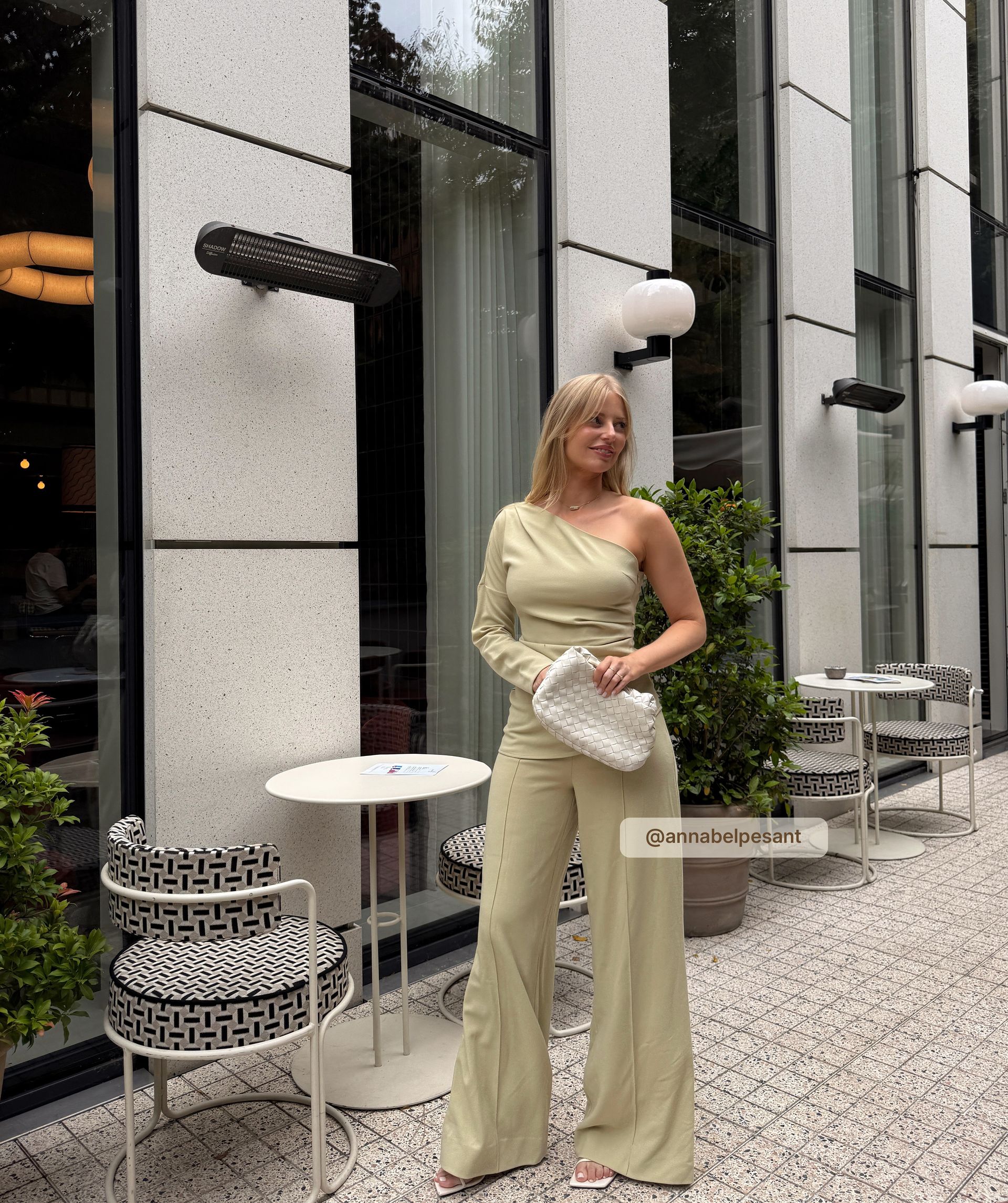 VIVA high waisted wide leg pantalon