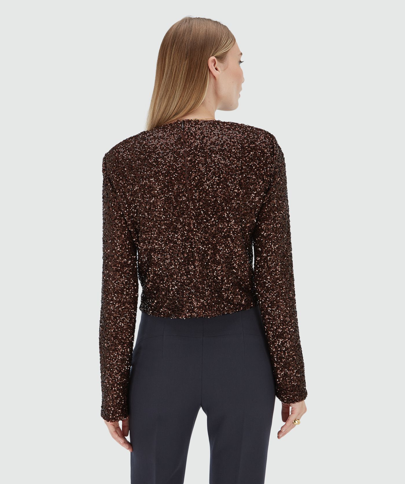 VIVANNA regular top met pailletten
