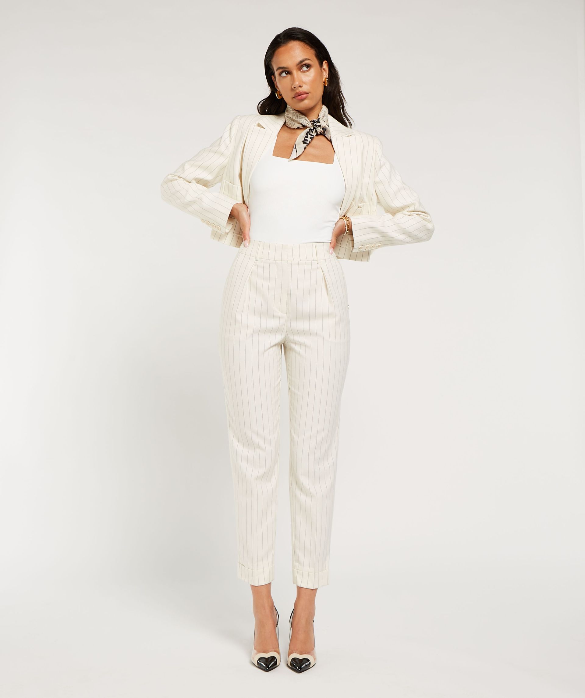 WHITNEY tapered fit Hose mit Pinstripe