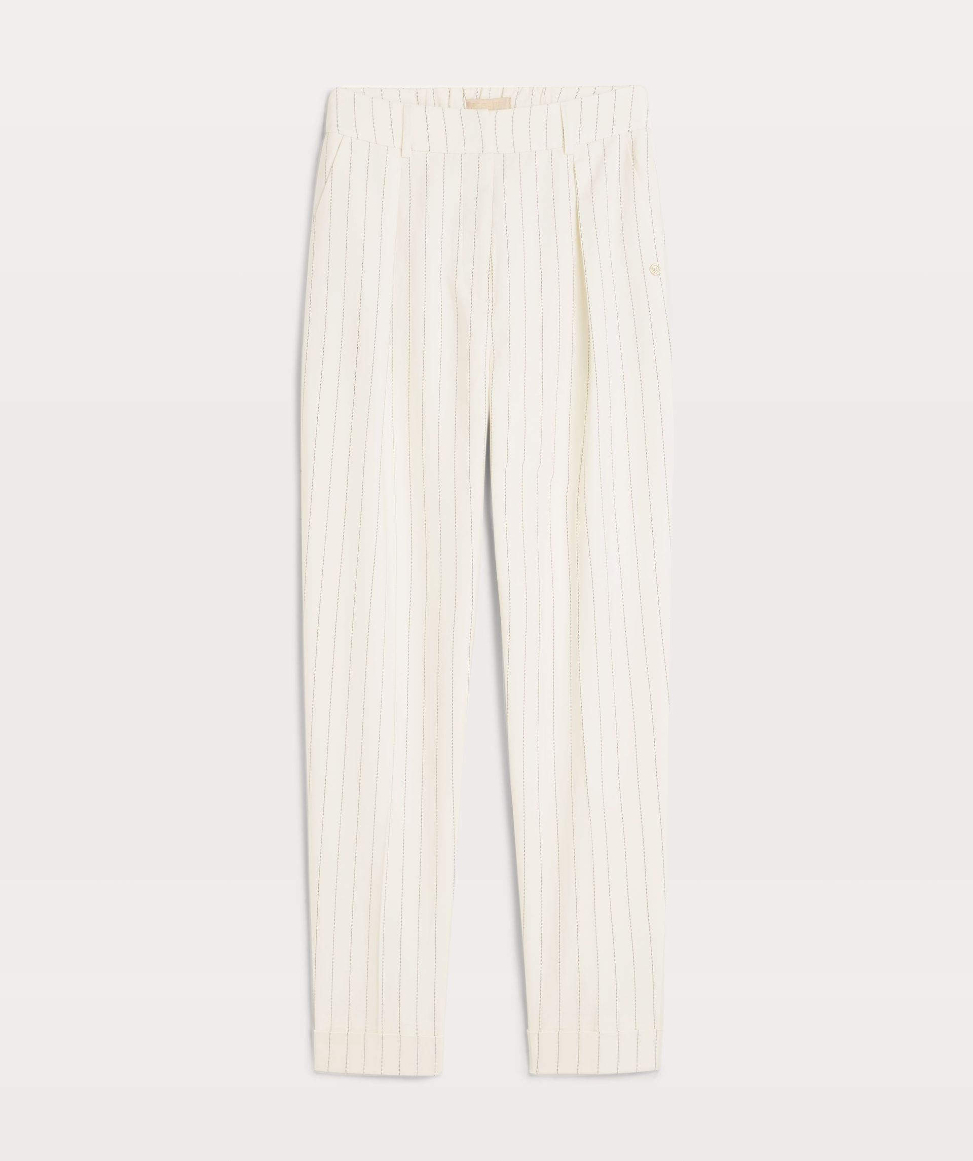 WHITNEY tapered fit trousers with pinstripe