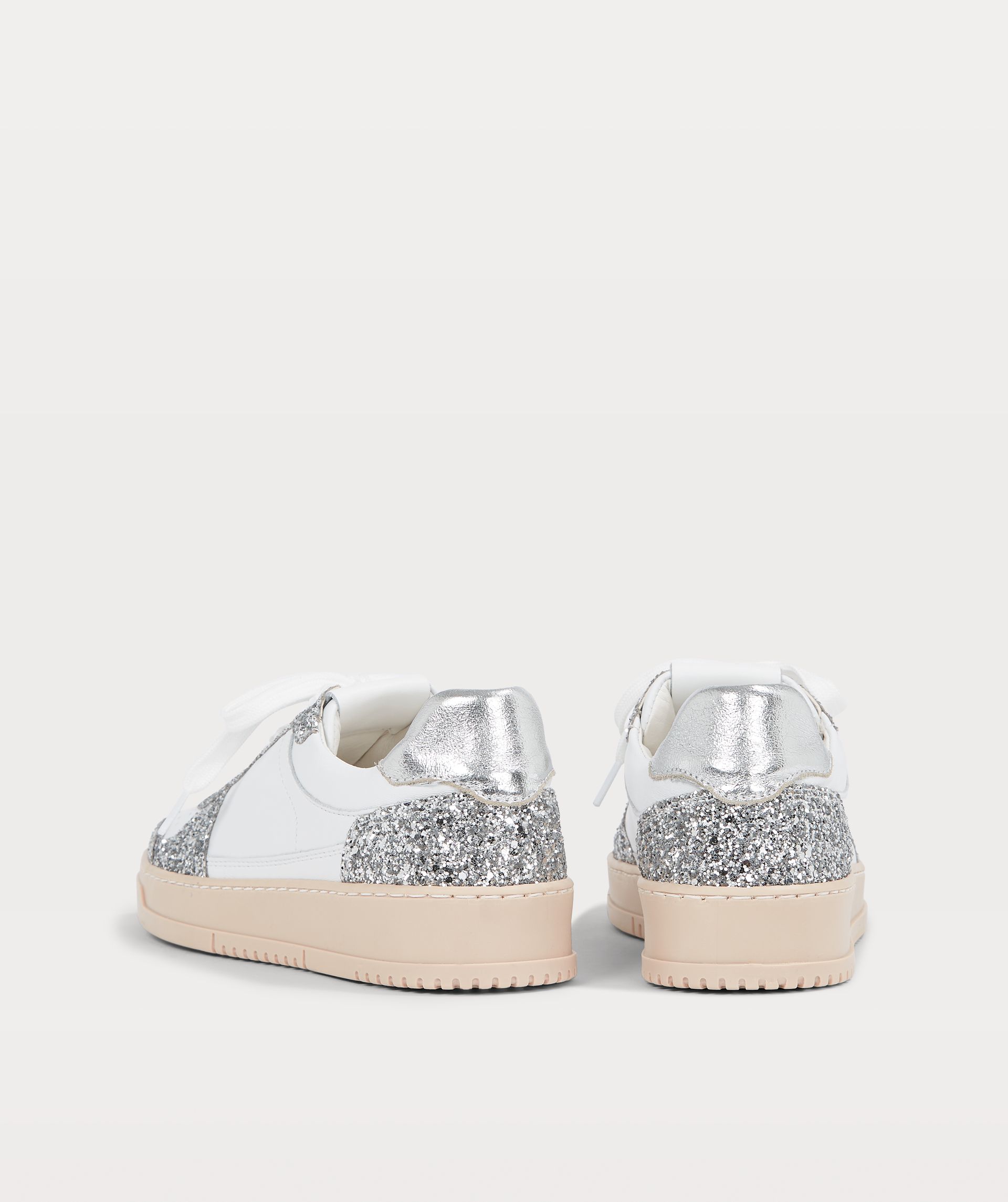 WINONA sneakers van leer met glitter