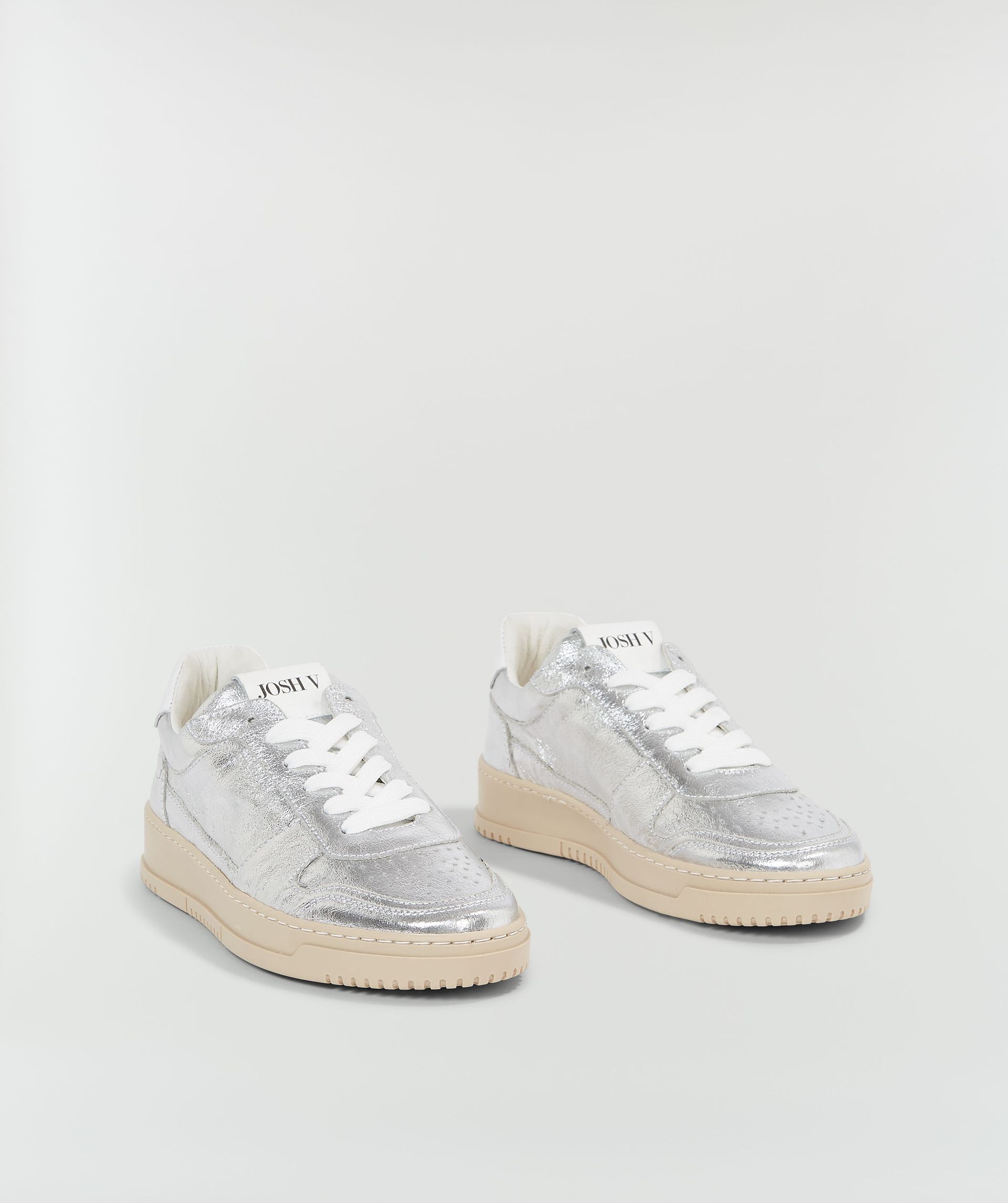 WINONA metallic leather sneakers
