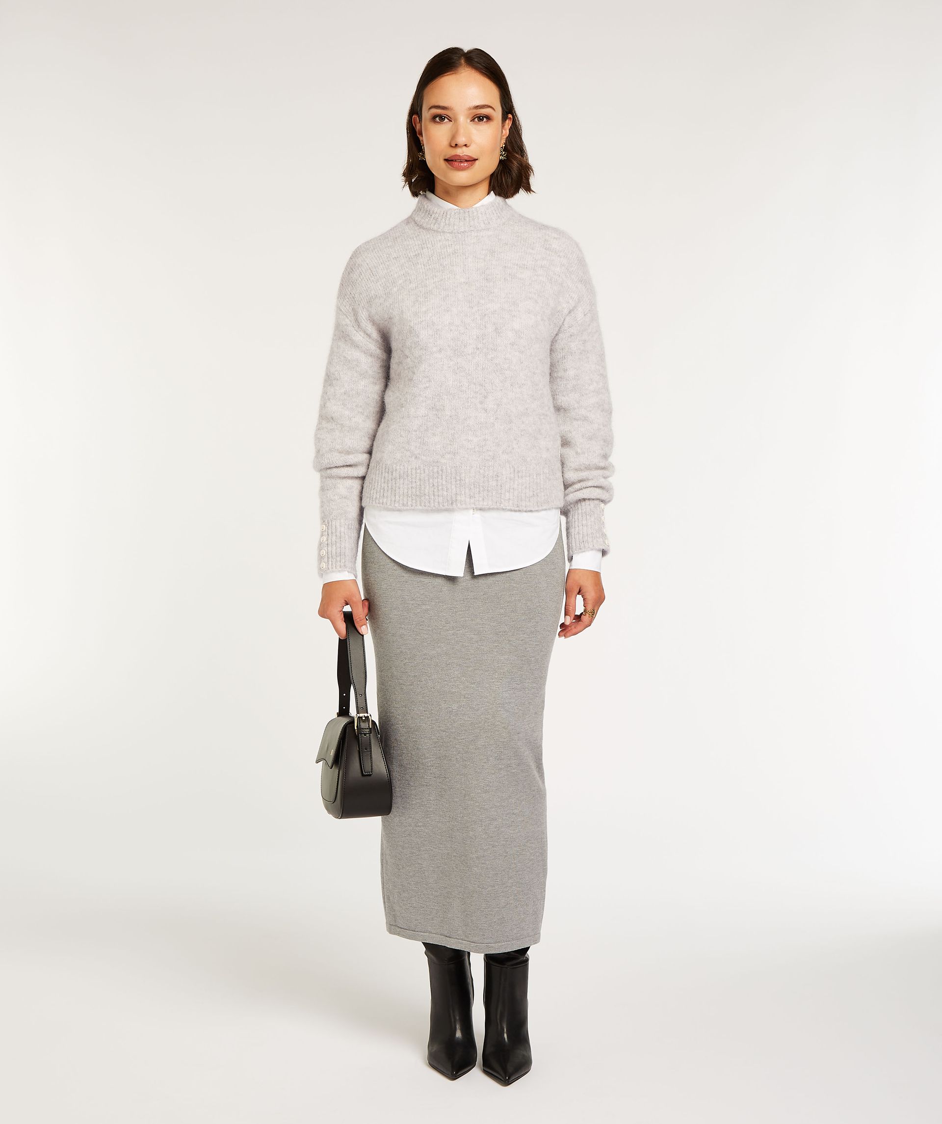 ZION oversized Pullover mit Merinowolle