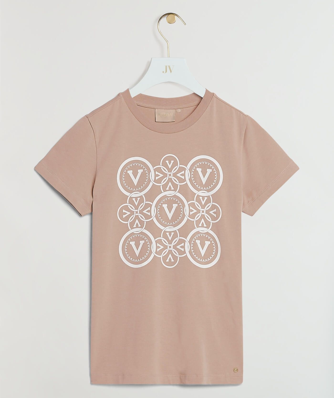 ZOE CIRCLE V PRINT T-shirt