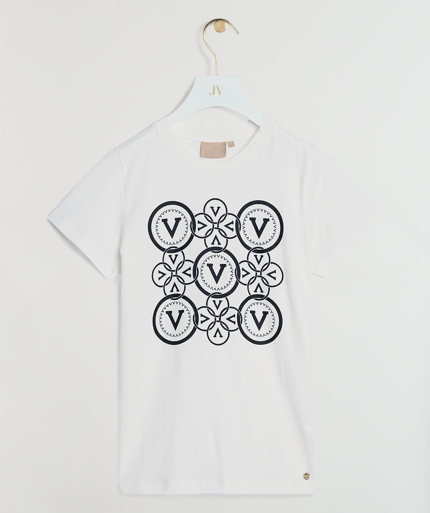 ZOE CIRCLE V PRINT T-shirt