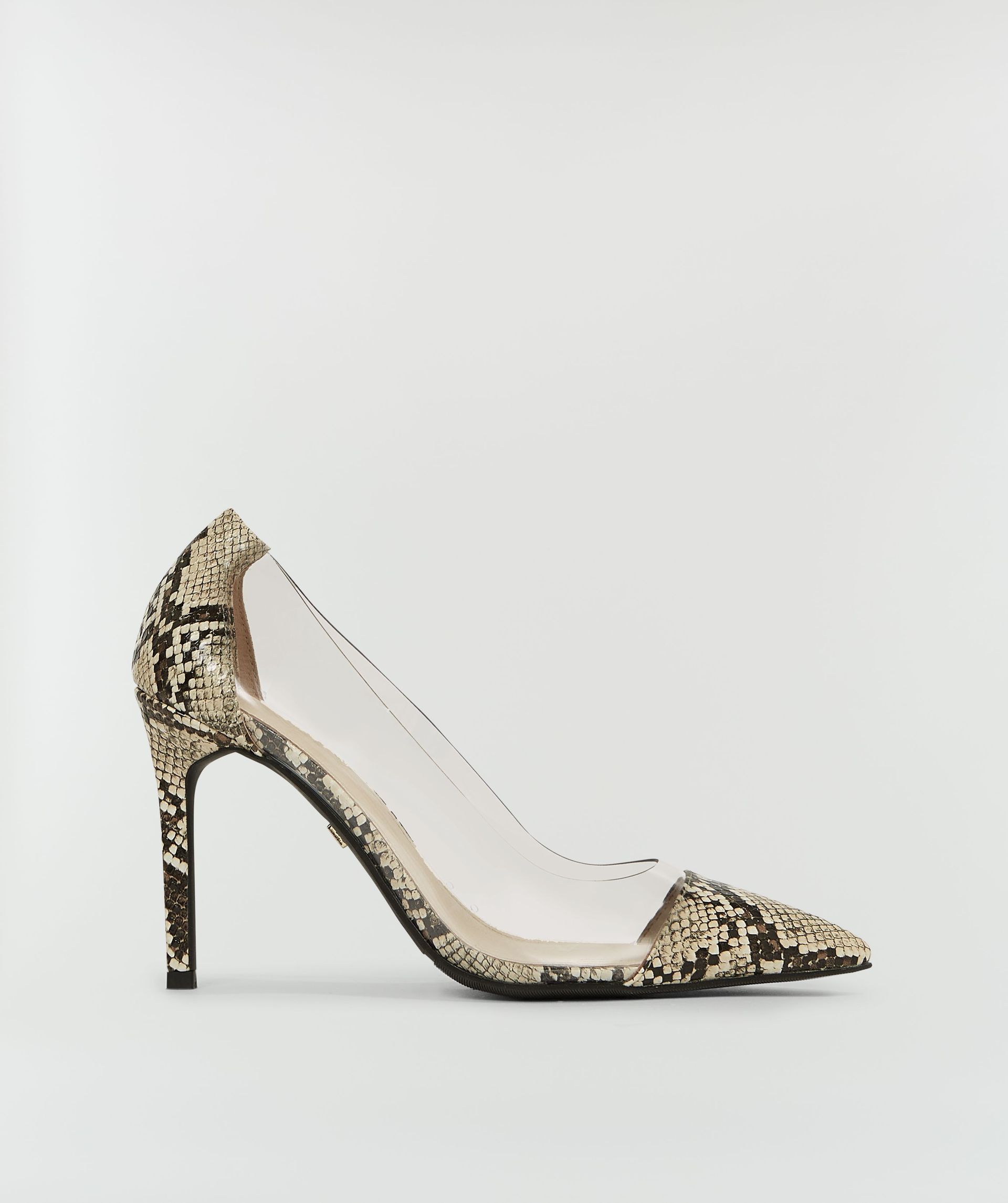 ZYRA pumps with snake print