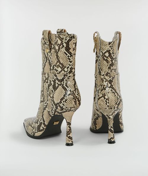 ADELINE Stiefel mit Schlangenprint