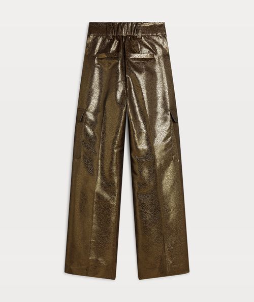 ALI straight fit broek in metallic