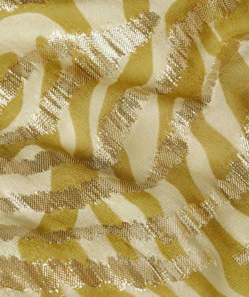 ALIYA overslagjurk met lurex