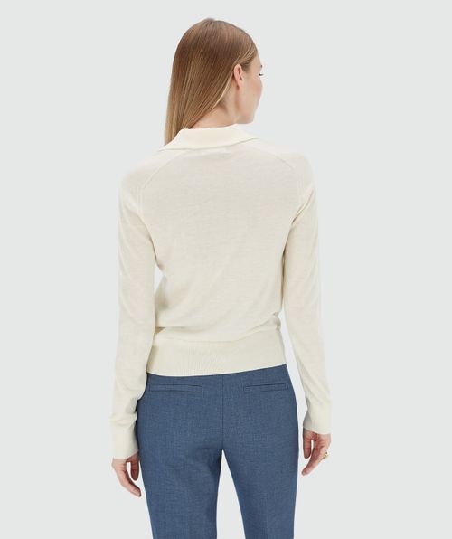 AUDREY slim fit trui met wol