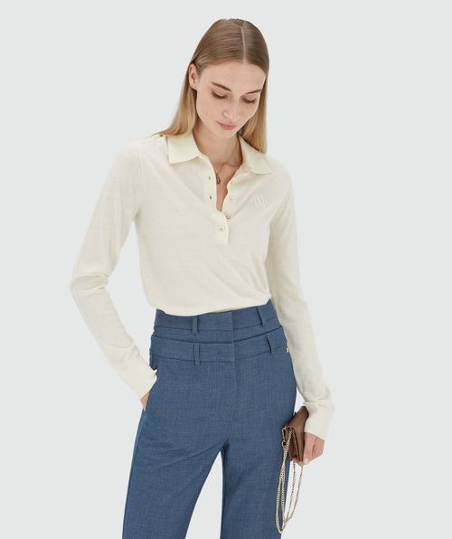 AUDREY slim fit trui met wol