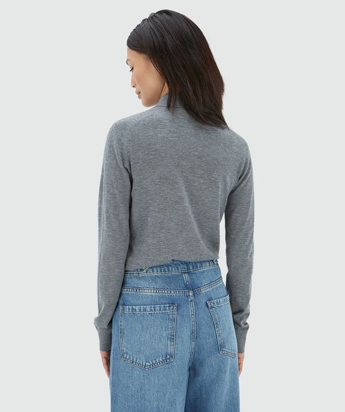 AUDREY slim fit trui met wol
