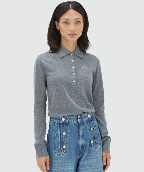 AUDREY slim fit trui met wol