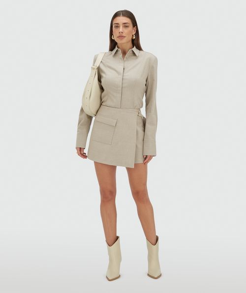 AVA fitted blouse