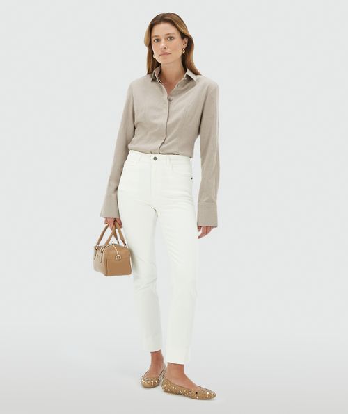 AVA fitted blouse
