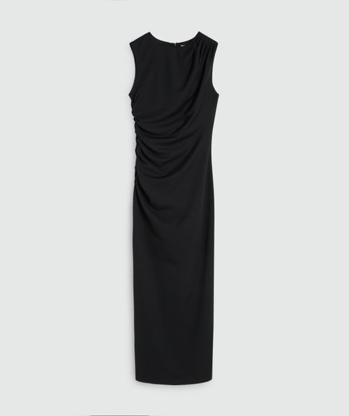 BECCA fitted midi jurk 