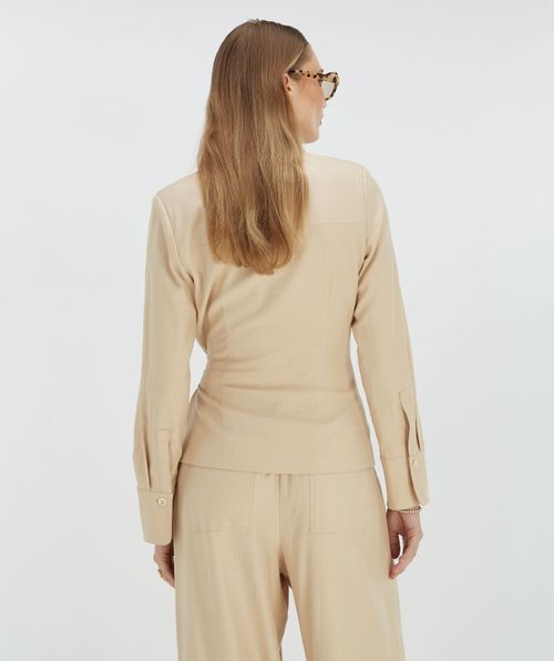 BENTHE figurbetonter Blazer mit Bindegürtel