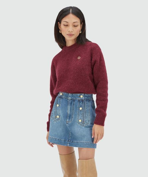BOASSA high waisted mini spijkerrok