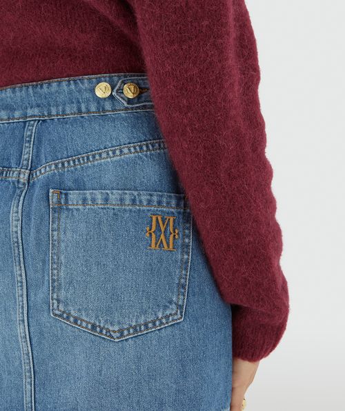 BOASSA high waisted mini spijkerrok