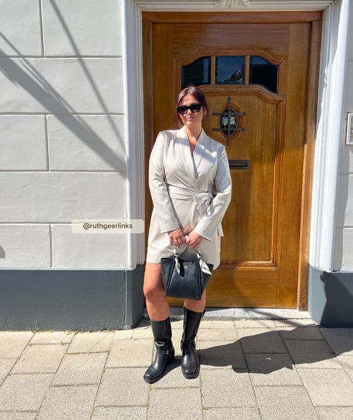 BONITA Wickelkleid mit Glitzer