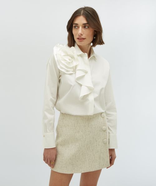BRISA Bluse mit Stretch