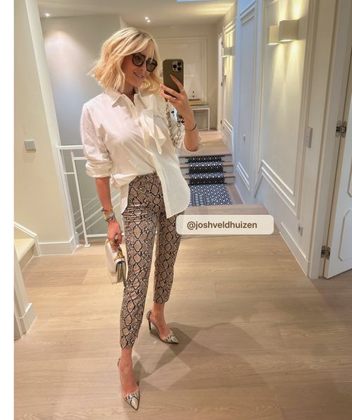 BRISA Bluse mit Stretch