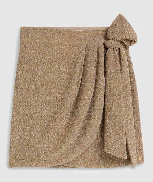 CAMEO high waisted skirt with glitter