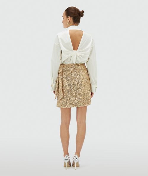 CAMEO High-Waist-Rock mit Pailletten