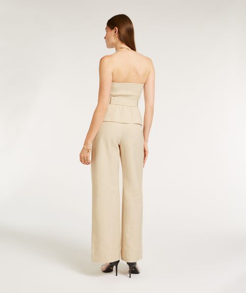 CARTER high rise wide leg pantalon