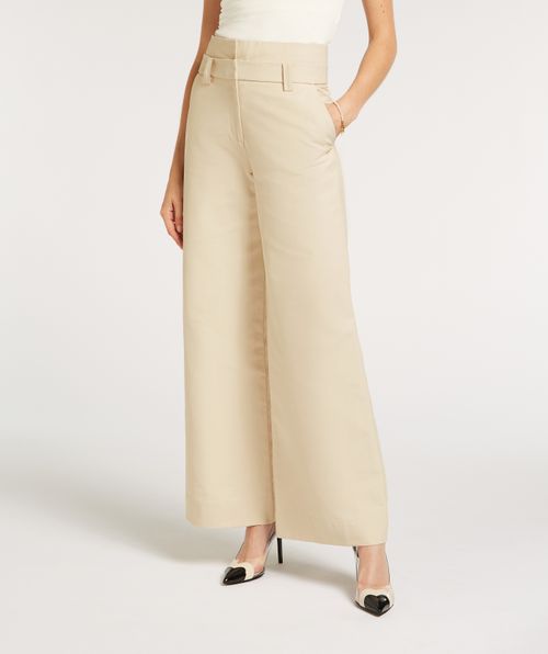 CARTER high rise wide leg pantalon