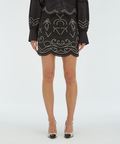 CATI high waisted mini skirt 