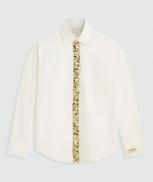 CECILE oversized sequin blouse