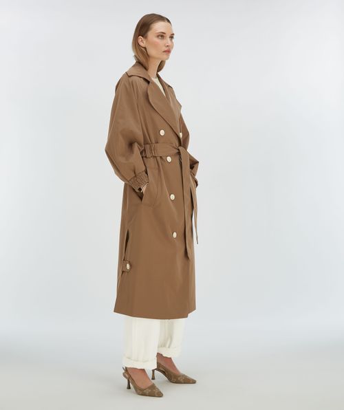 CELINE trench coat with metallic interior