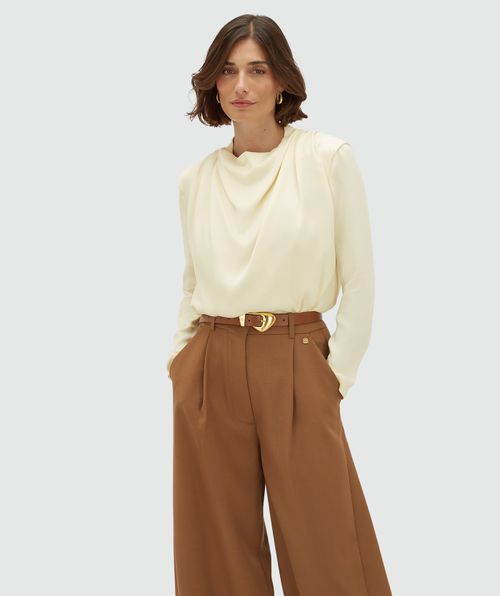 JV-CEYLIN Wide Fit Top in Satin-Optik