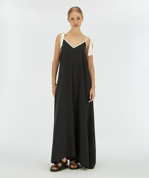 CLARA maxi jurk met striksluiting