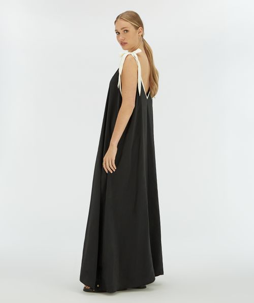 CLARA maxi jurk met striksluiting